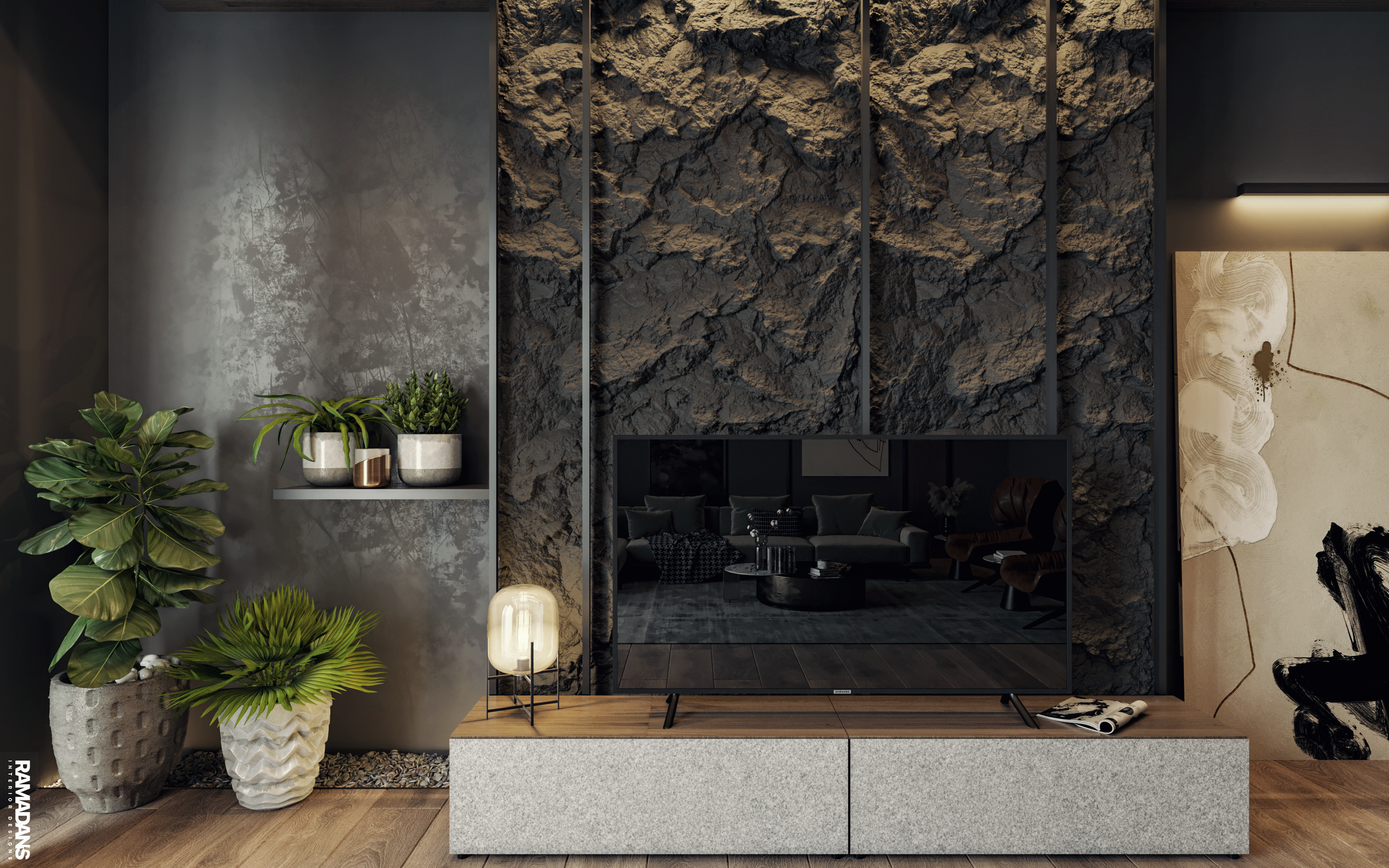 SPACE GRAY LIVING ROOM-2