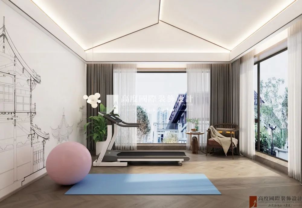 新中式世茂龙湾国风设计，原木演绎森情余生-64