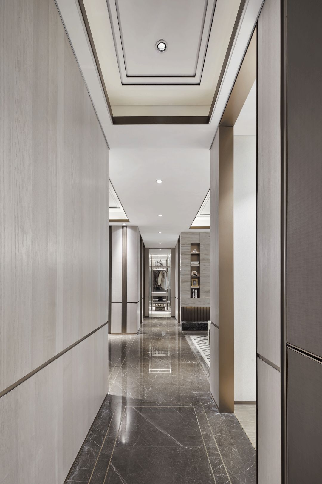 南昌欣悦湖 119 户型四房两厅两卫港式轻奢风住宅设计-9