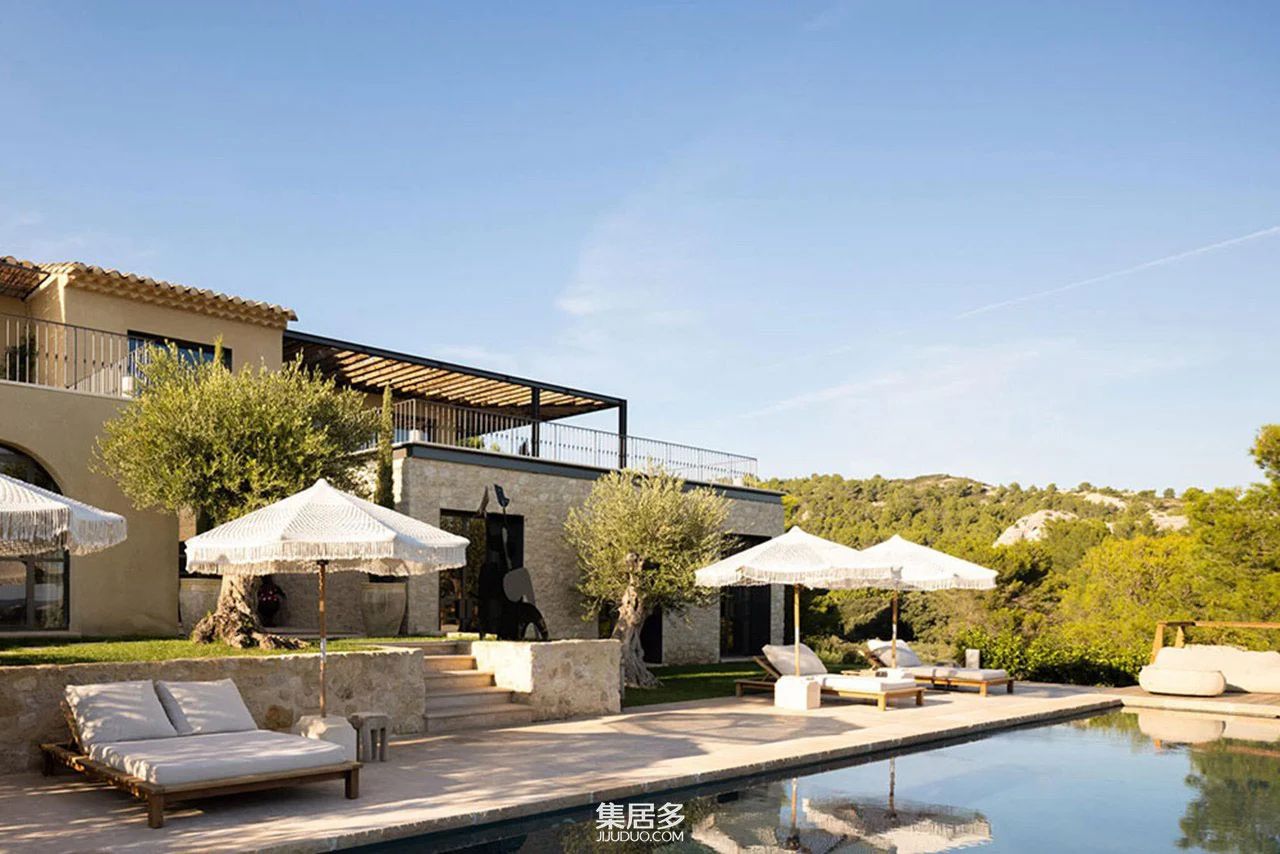 普罗旺斯山巅现代童话别墅丨法国-25