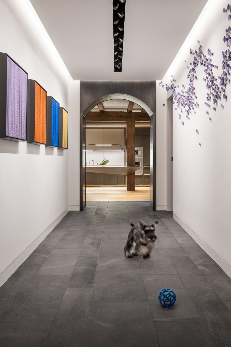 North End Loft: Combination of Three Residential Units into a Single Two-Story Loft-9