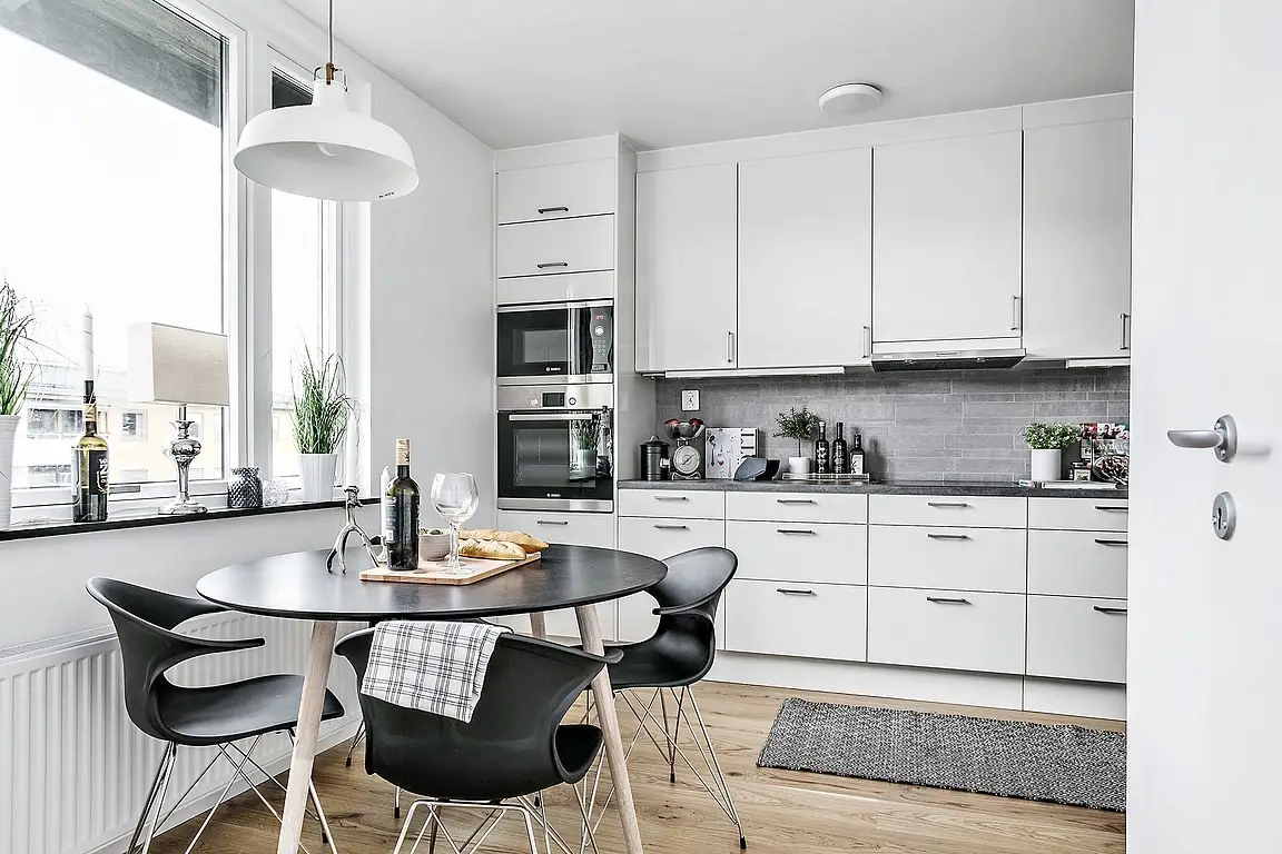 灰蓝调的宁静空间 | Scandinave 风格一居室设计-10