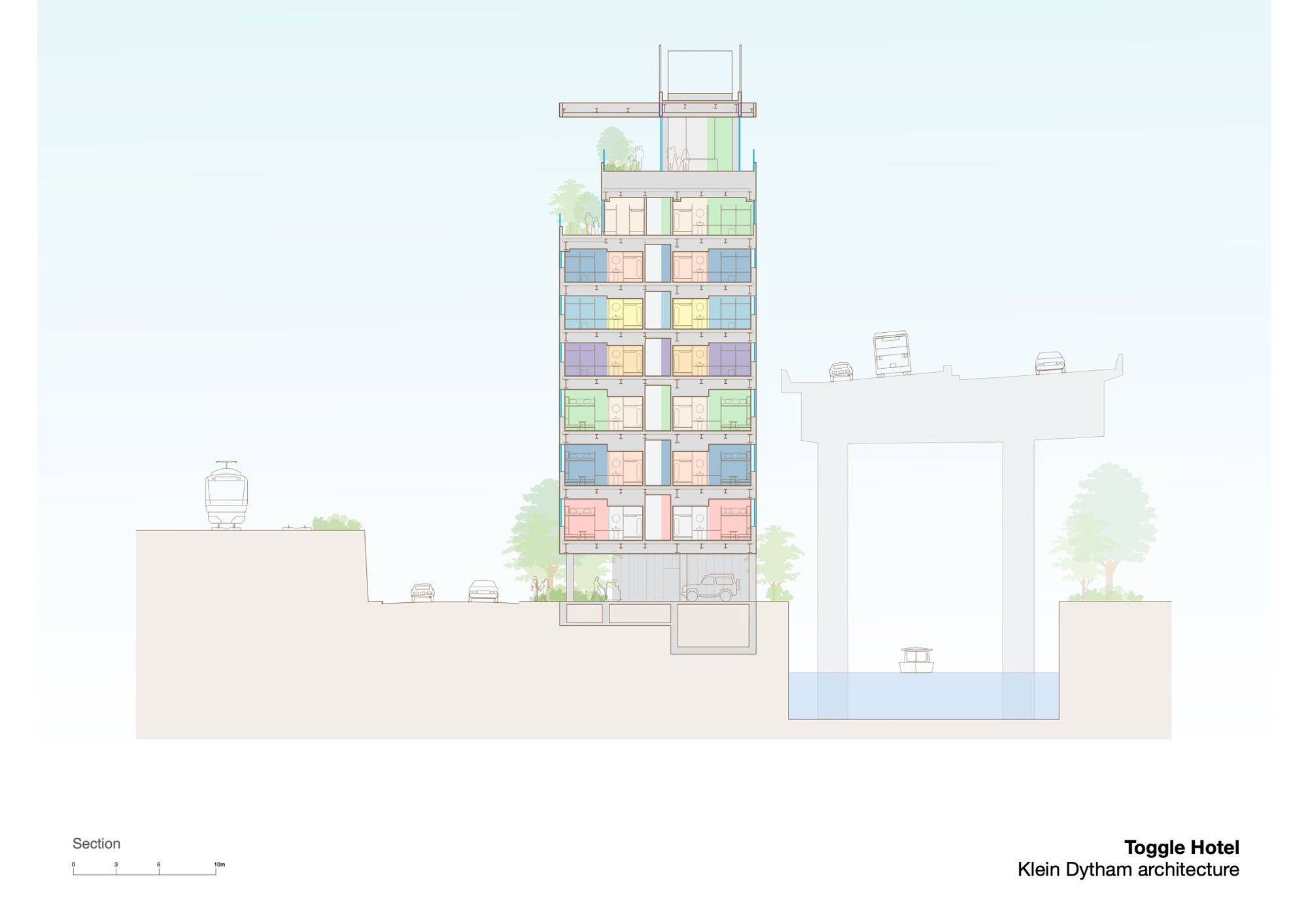 切换酒店丨日本东京丨Klein Dytham architecture-17