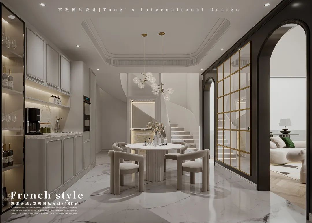 南京越城天地 480㎡法式婚房设计丨中国南京丨堂杰国际设计-23