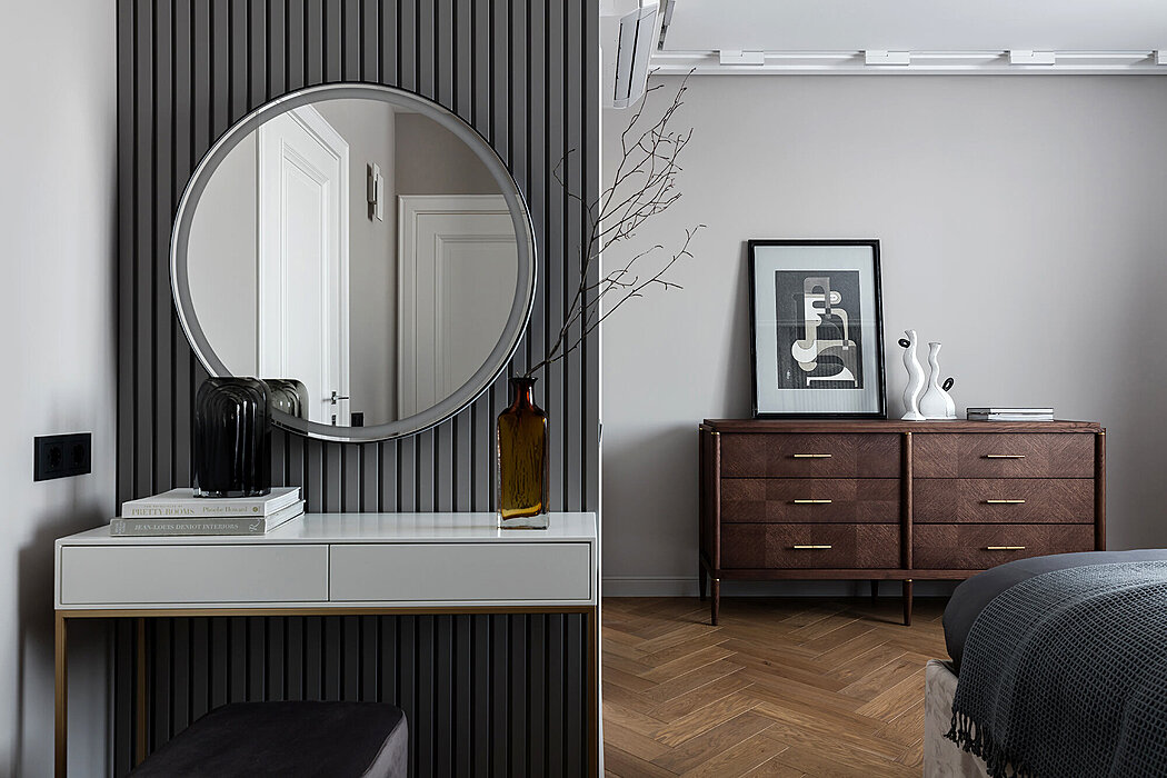 简洁公寓丨俄罗斯圣彼得堡丨Black_Wall-11