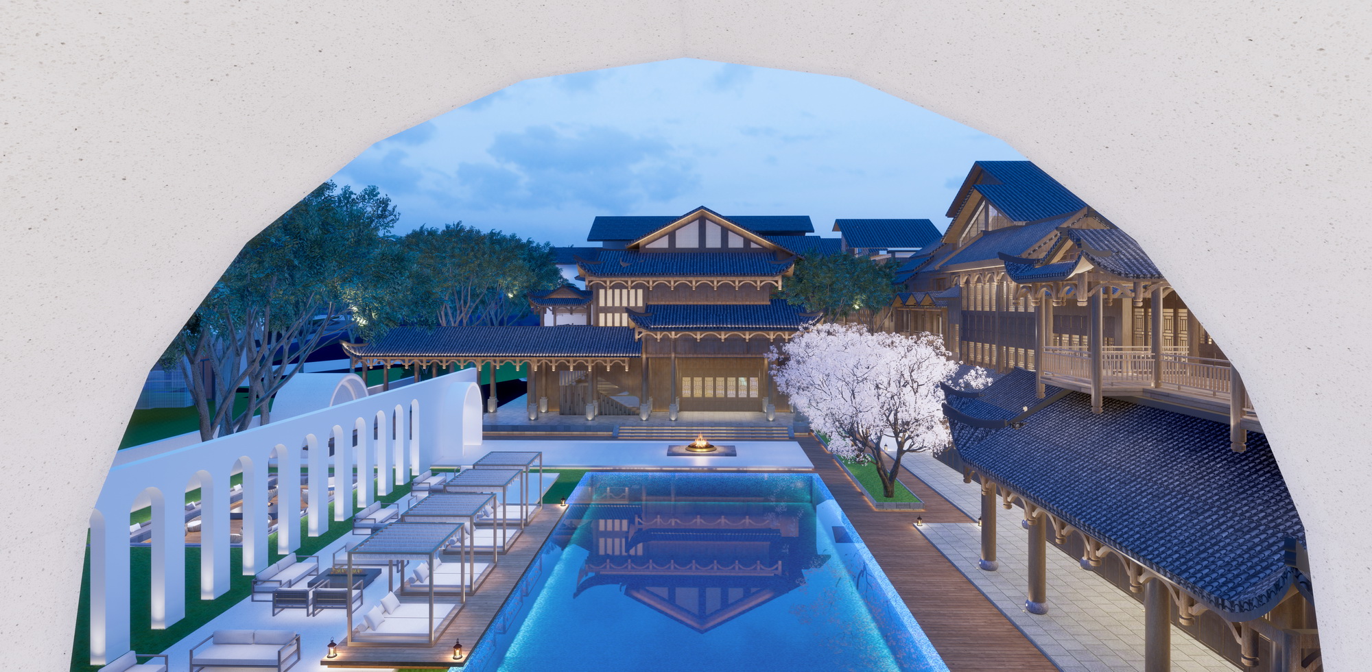 张家界溪布街广场改造丨中国张家界丨AD 国际岸狄建筑-7