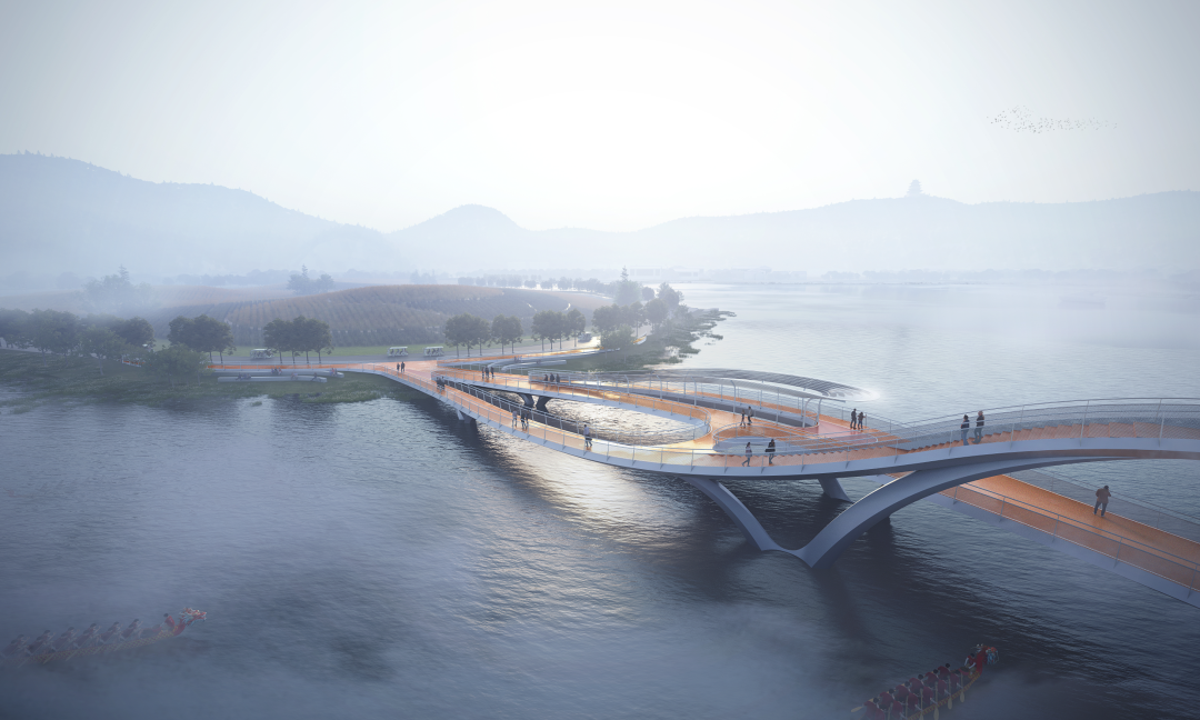 连接山水，筑梦未来——台州飞龙湖三大地标之一，飞龙湖景观桥-31