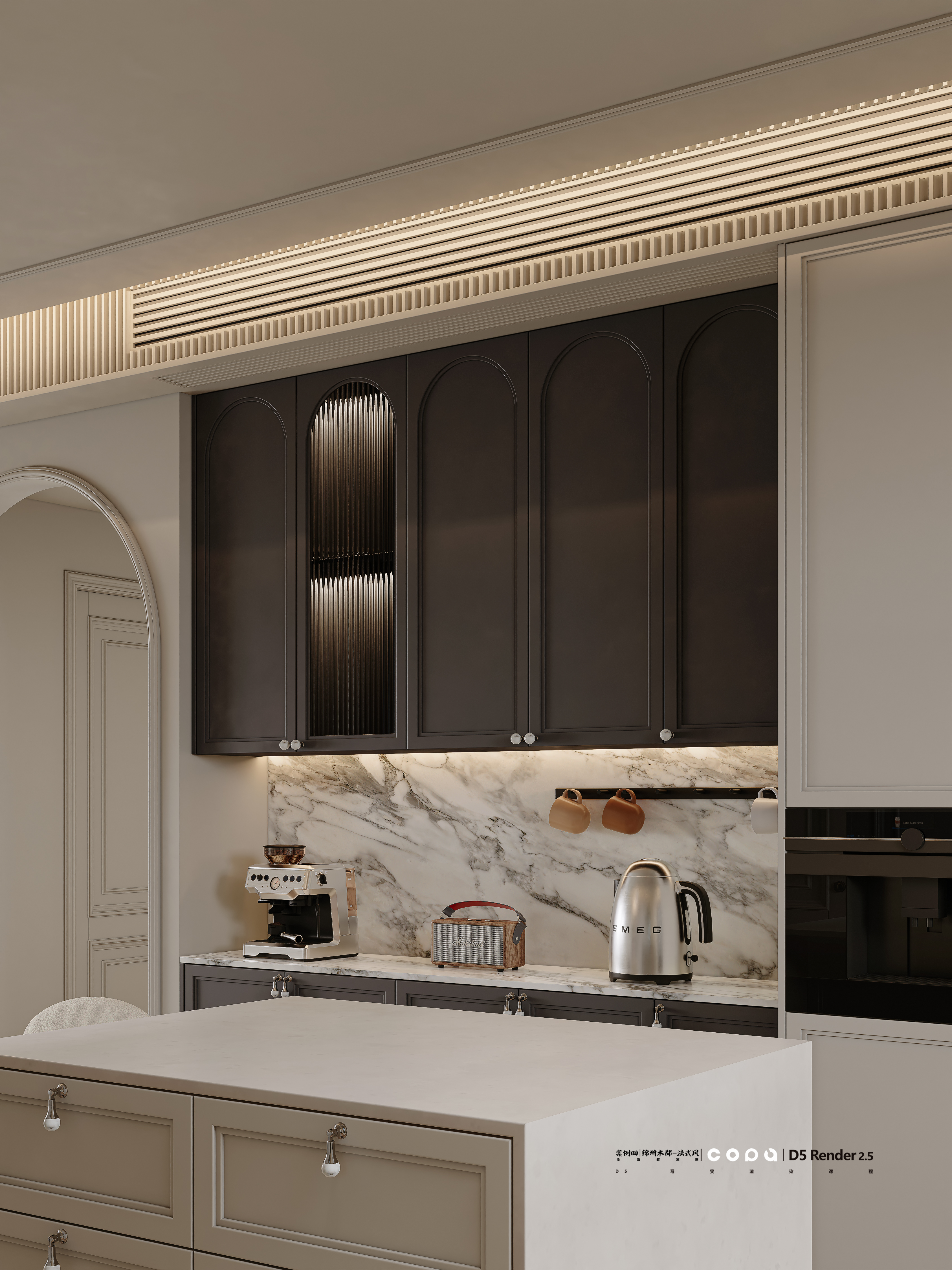 D5 渲染器法式风视觉表现丨壹木空间,靠背视觉-23