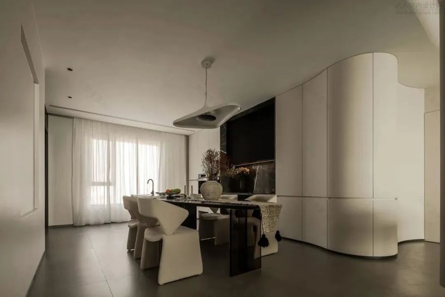 300㎡海边大平层丨道合空间设计-42