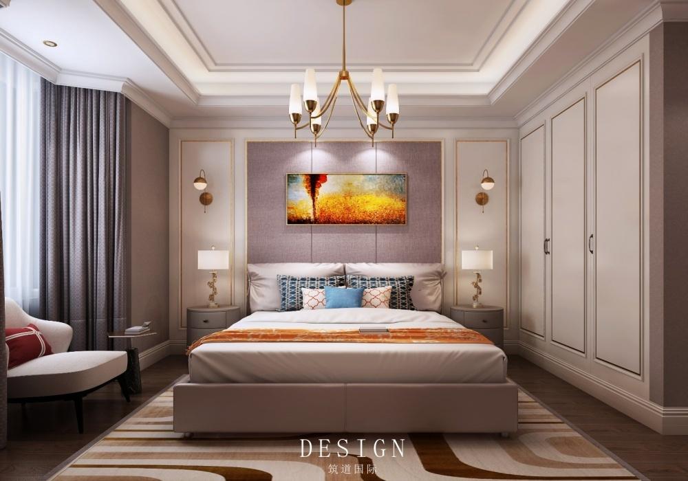 筑道设计 | 美式轻奢演绎,温馨奢华空间-13