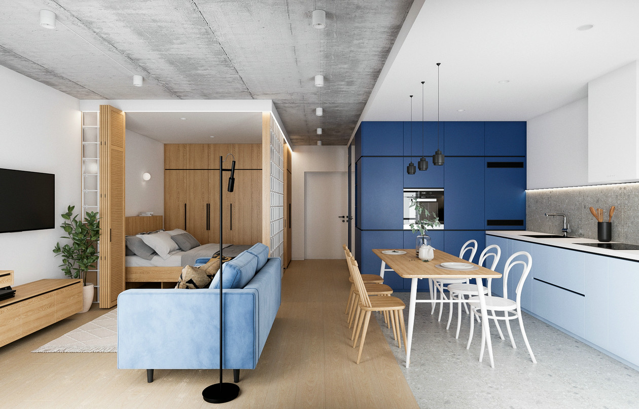 40㎡开放式空间设计-0