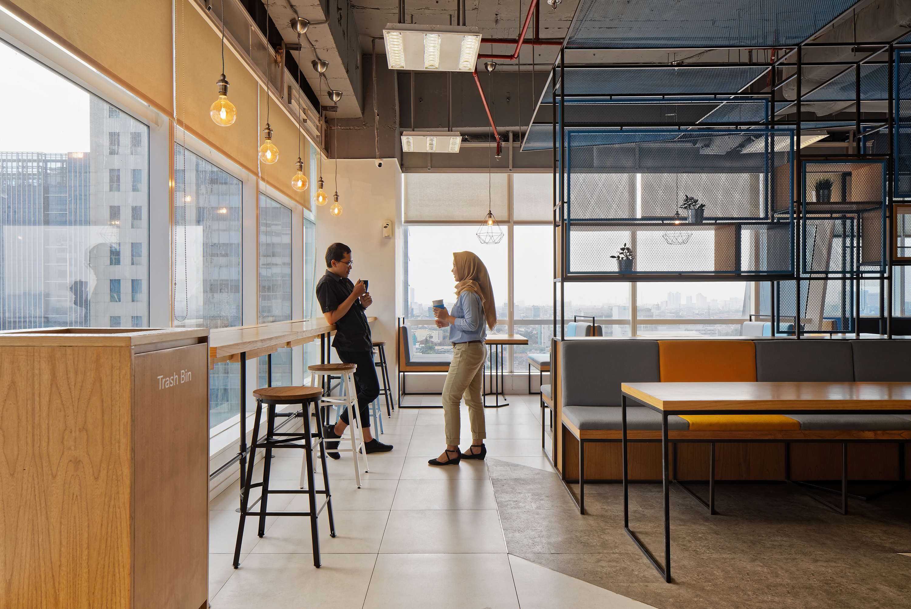 斜线工业风,打造灵动办公空间-33