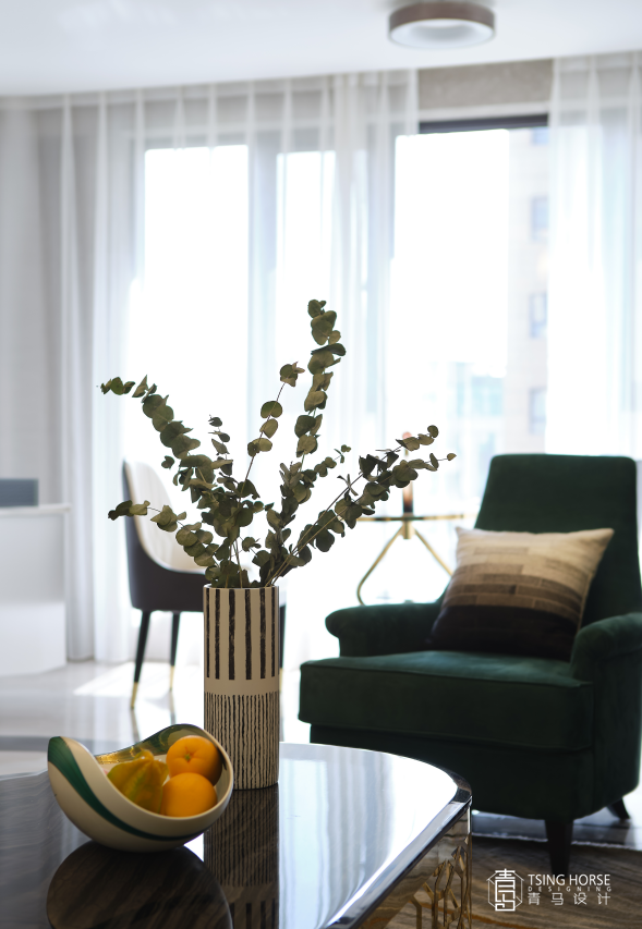 西安公馆一号 198㎡轻奢大平层设计 | 温馨、硬朗与轻奢的平衡-27