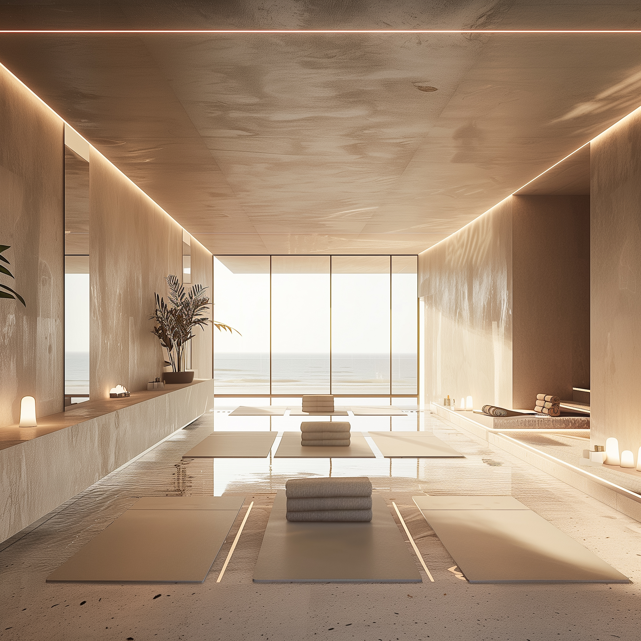 Health&Yoga Studio in Bodrum I AI Genarated Concept-3