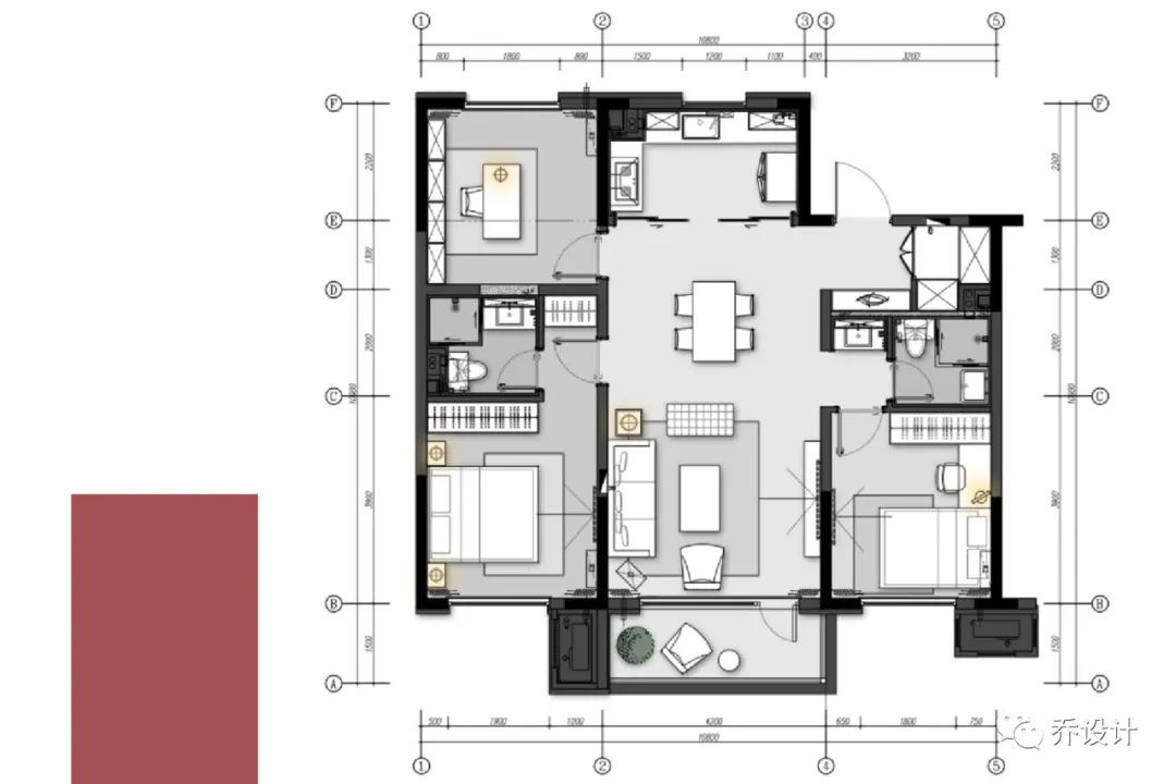 盘锦万科峯汇项目样板间设计丨中国盘锦丨北京楮乔室内设计有限公司-36