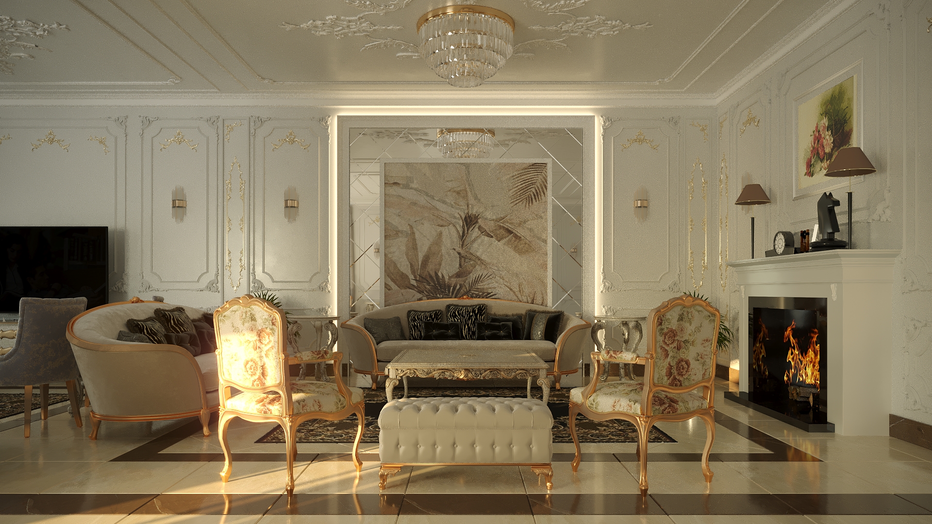 棕榈山别墅室内设计-2