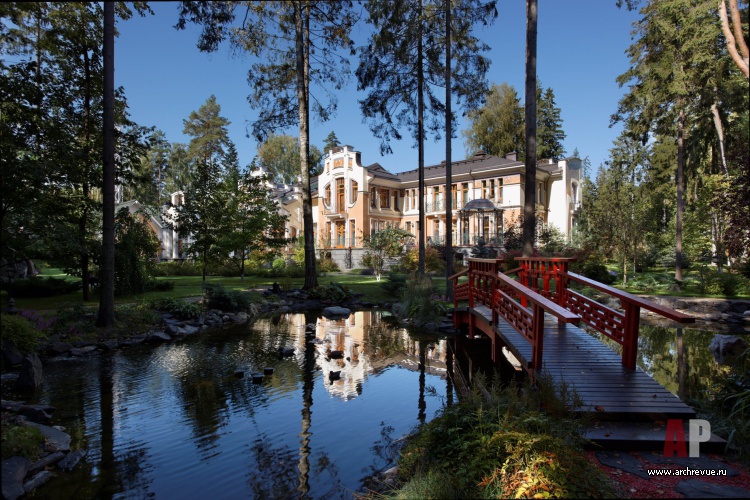 现代风格庄园室内外设计项目丨俄罗斯莫斯科-19