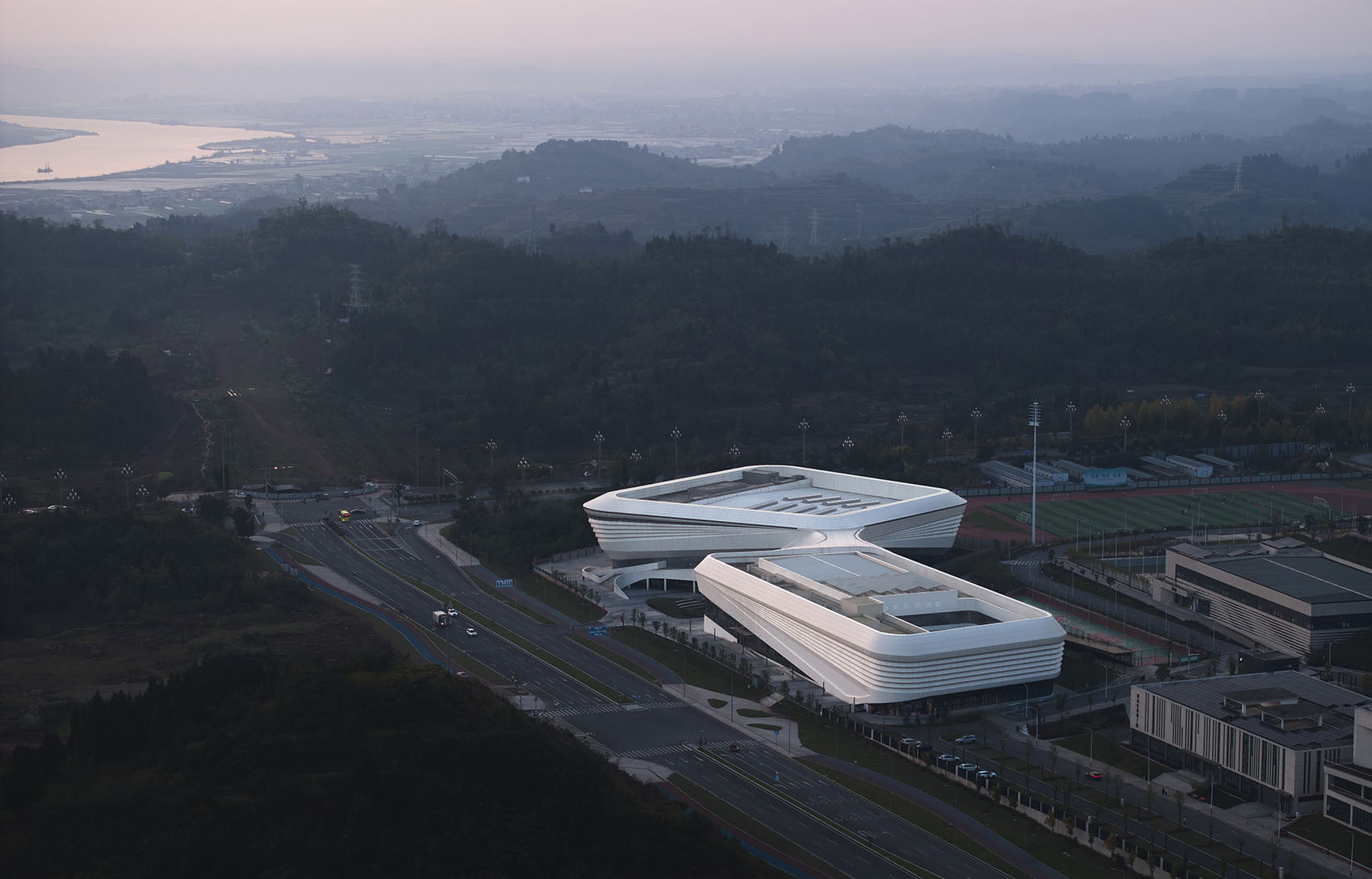 重庆电力高等专科学校潼南校区文体活动中心丨中国重庆丨天津大学设计总院·顾志宏工作室-12