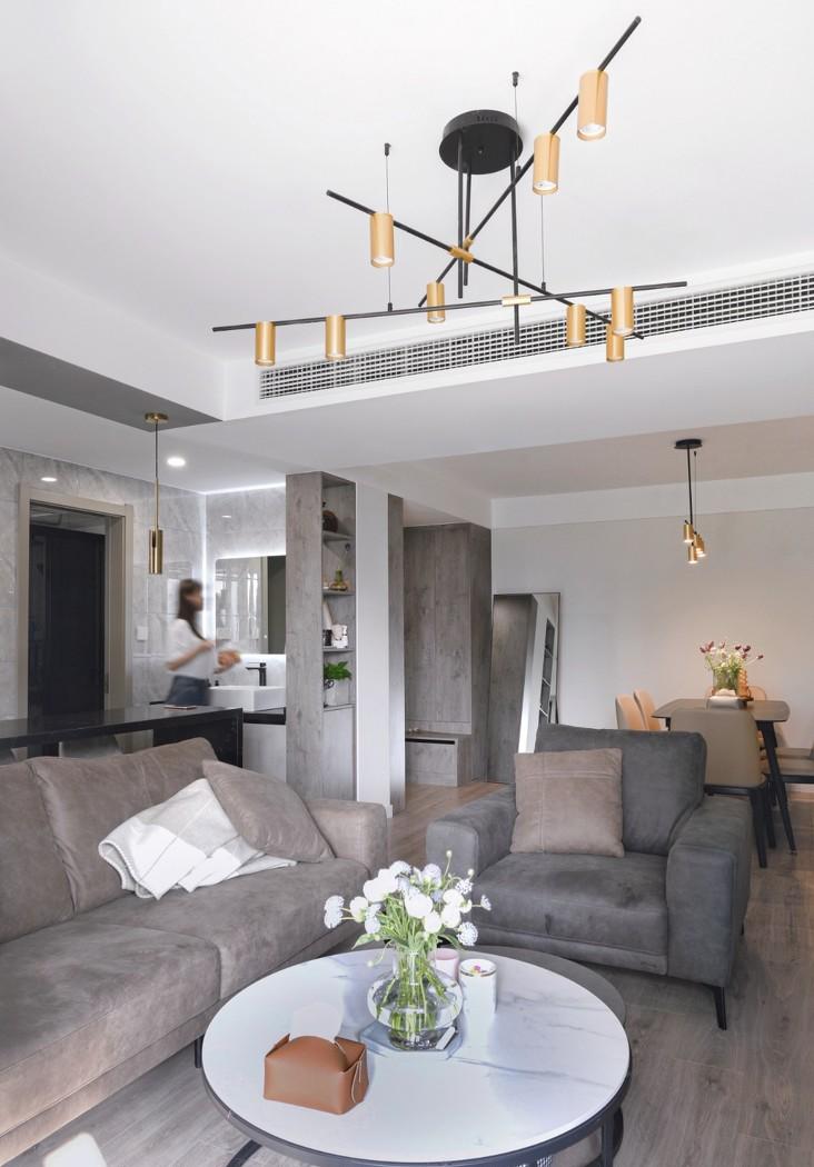 现代简约三居室 原木风格温馨家居设计-13