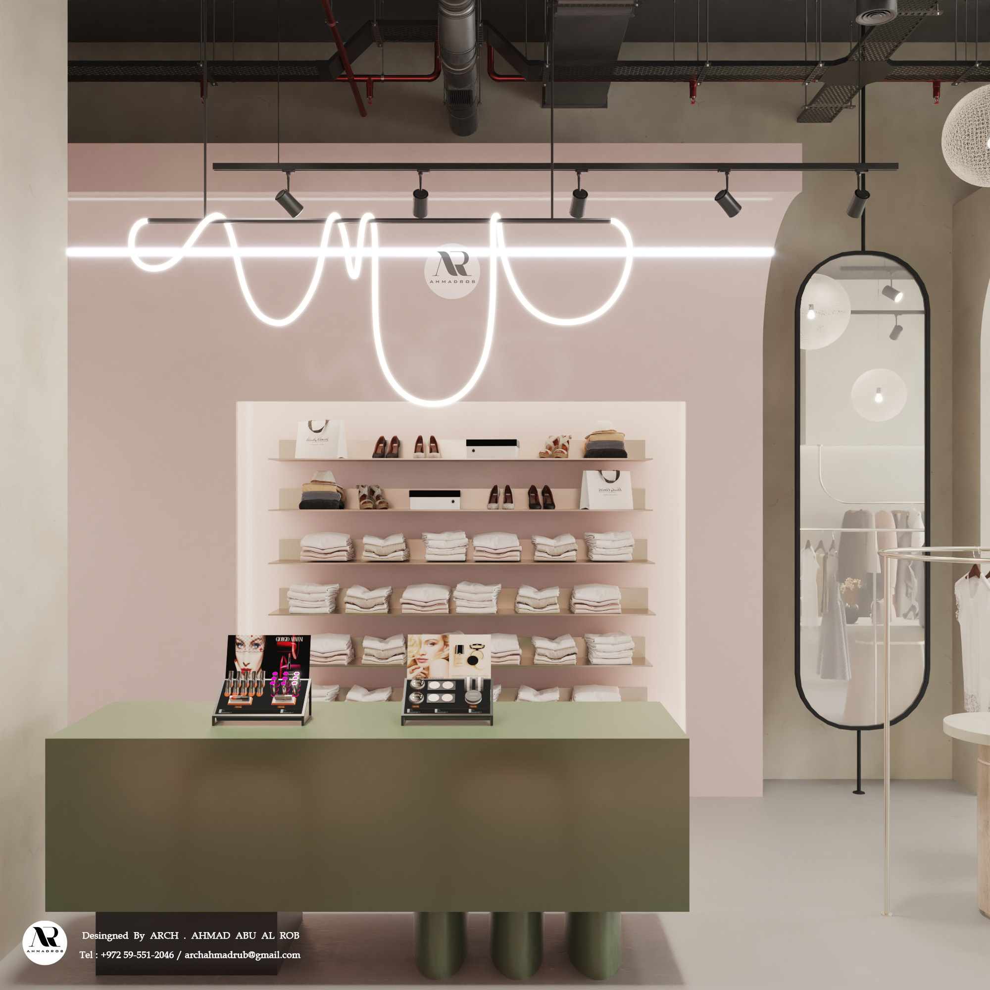 Clothing store interior design-2