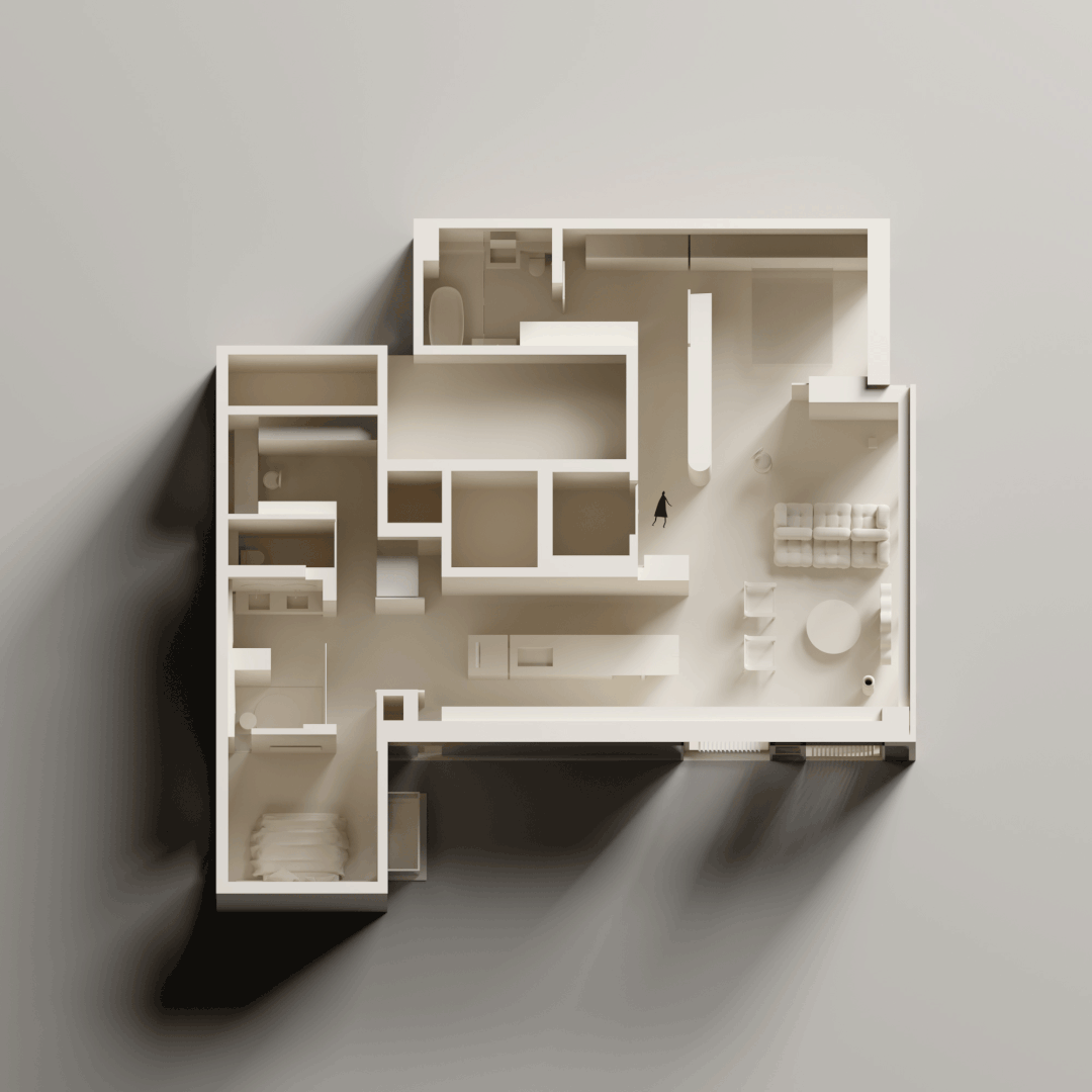 北京 180m²极简住宅丨中国北京丨尔我空间设计研究室-42