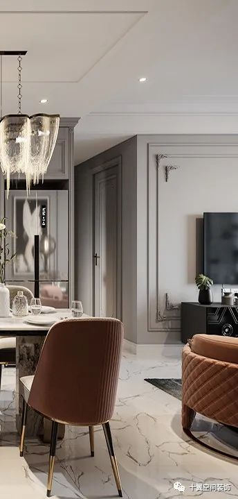 十翼空间浪漫轻奢法式设计丨中国大连丨十翼空间装饰-26