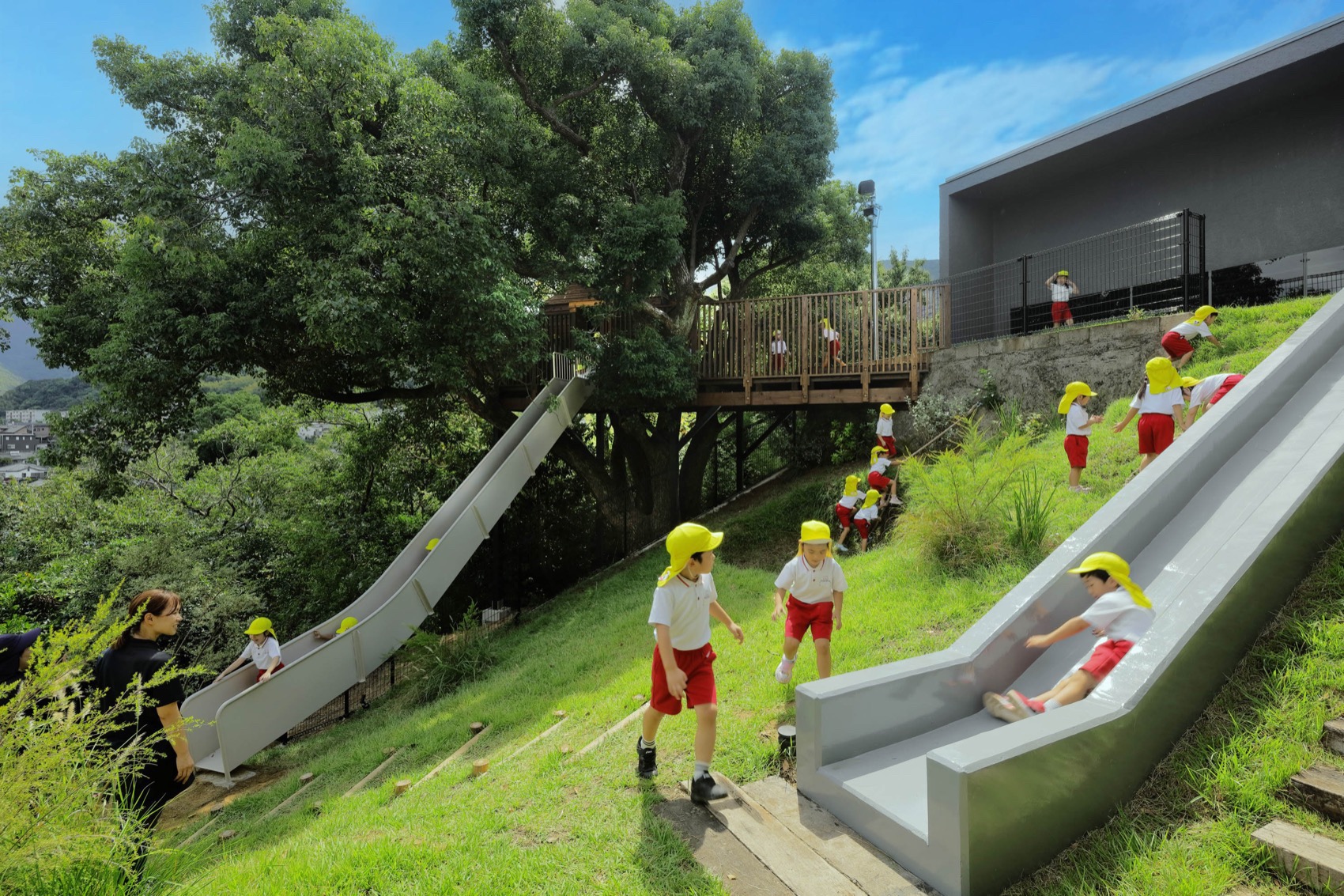 FK幼儿园与日托,日本 / HIBINOSEKKEI + Youji no Shiro + KIDS DESIGN LABO-15