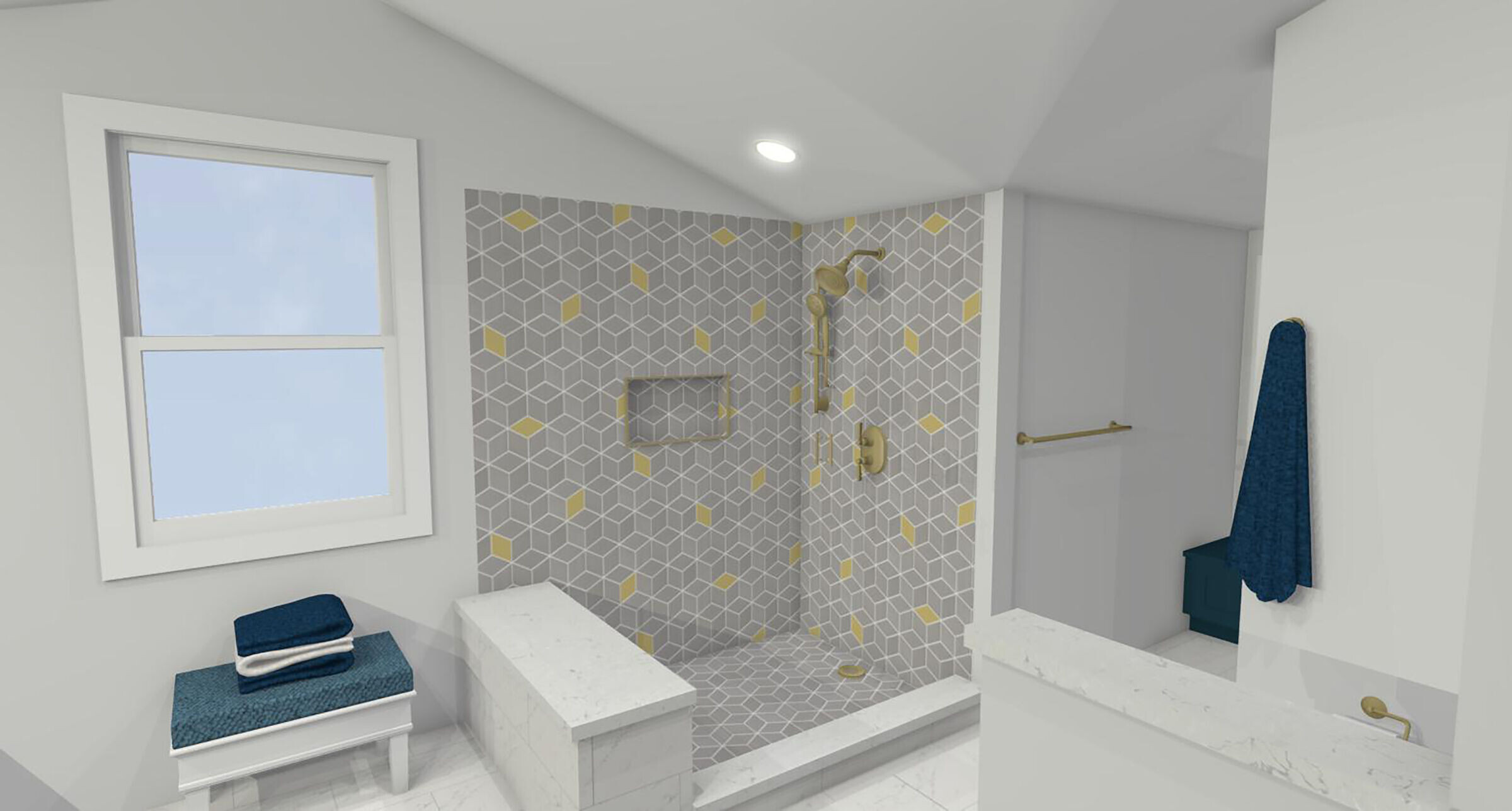 金典主卫浴室的华丽变身-15