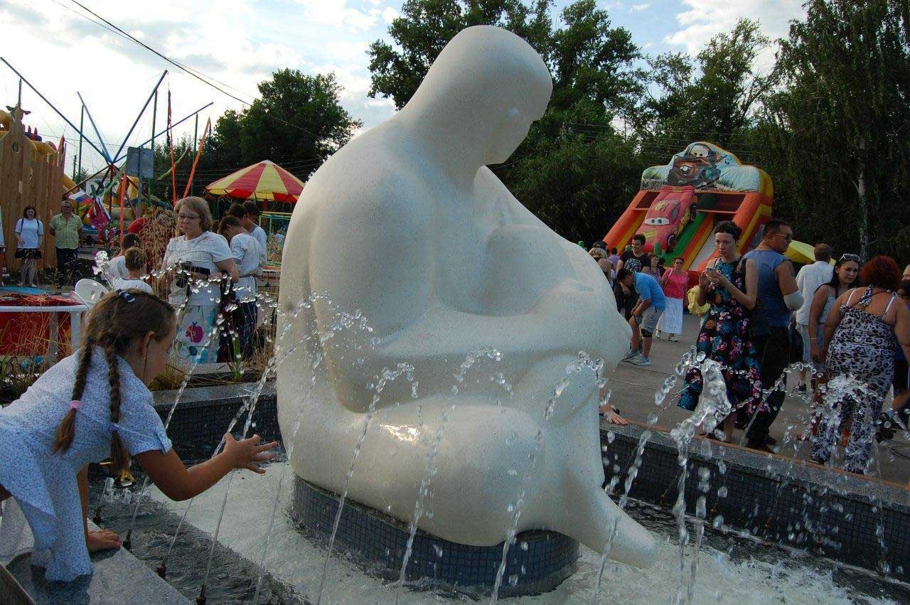 Сквер с фонтаном,Кинель（基涅利喷泉广场）丨俄罗斯萨马拉-14