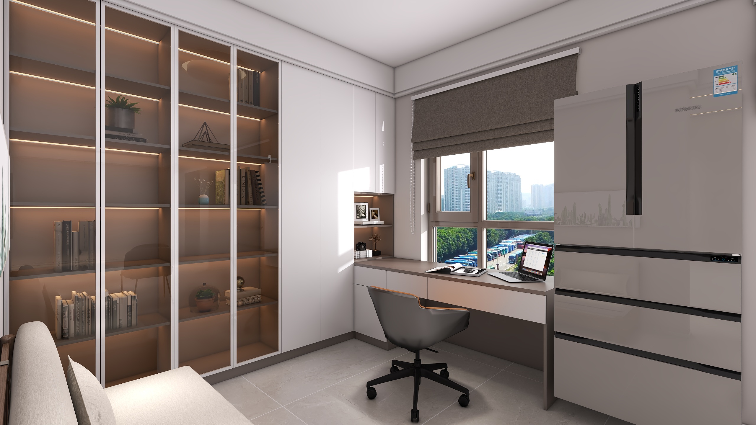 四川成都朗基香颂天府二期（113平方现代简约四居室）-23