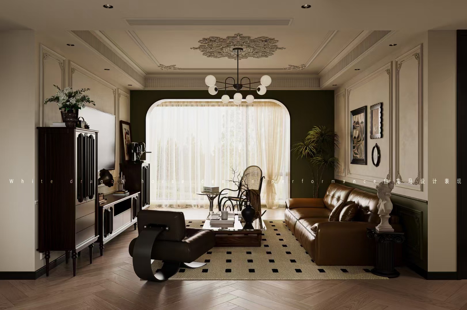 南洋风客餐厅——白龙马效果图-3