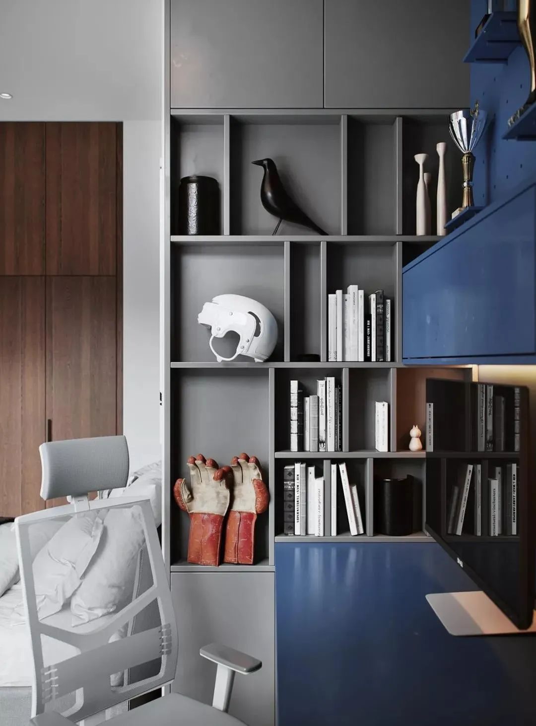 莫斯科 115㎡原木极简，温馨时尚空间设计-59