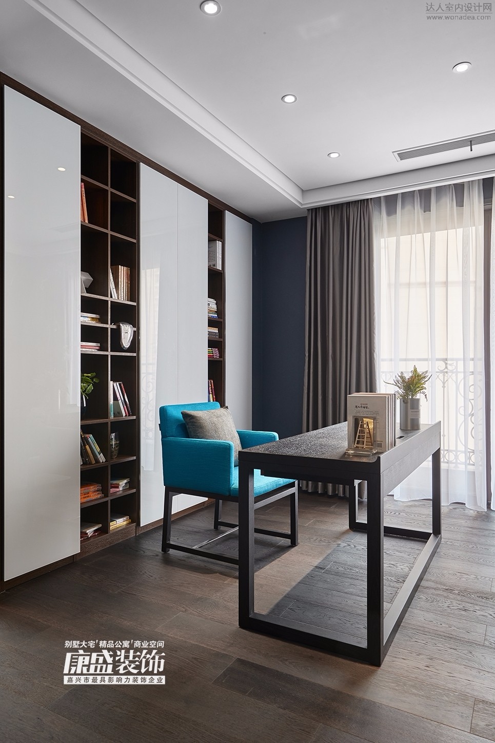 浙江嘉兴 240㎡现代简约大宅设计-24