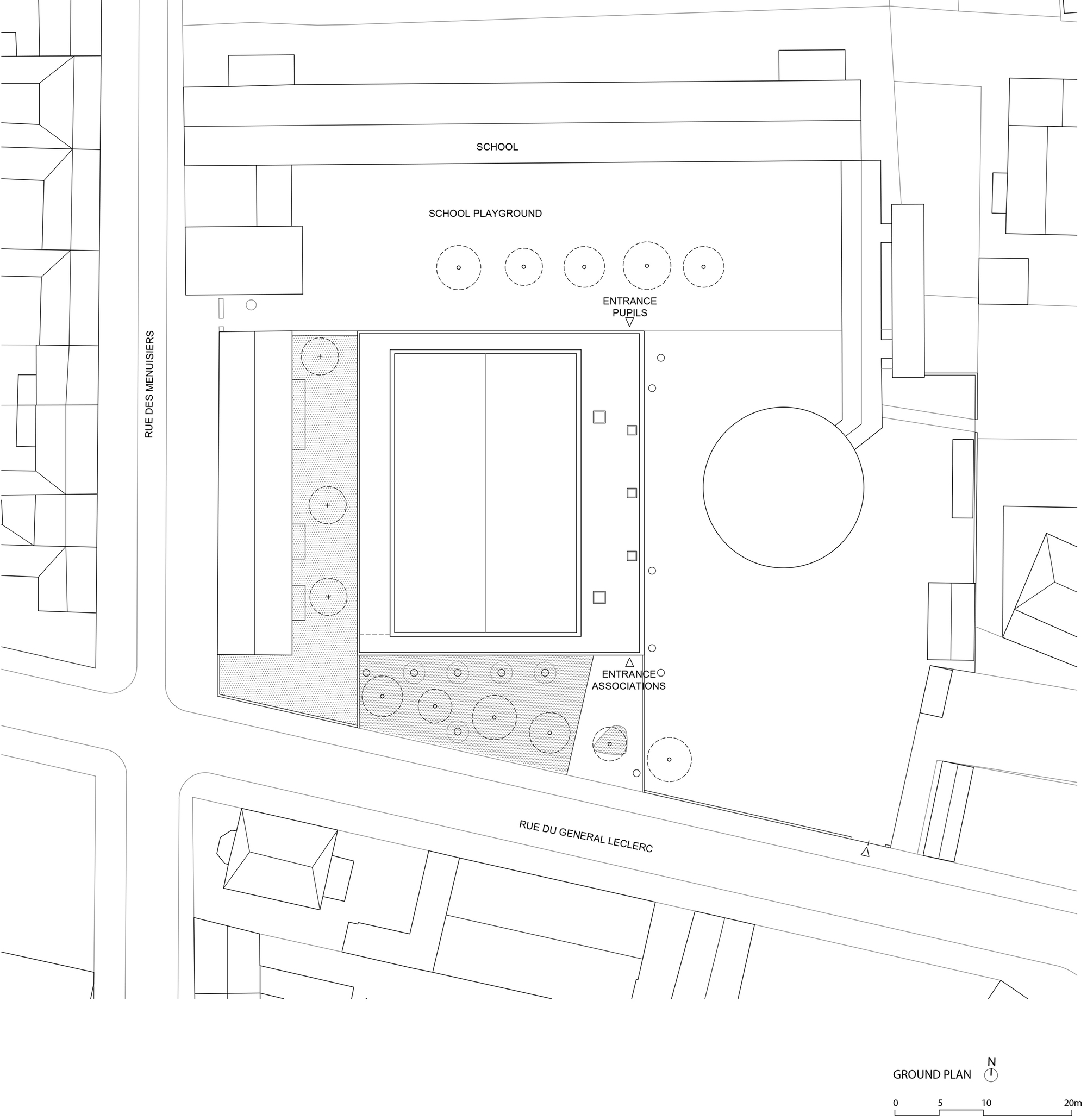 Ecole des Menuisiers School Gymnasium / Urbane Kultur-22