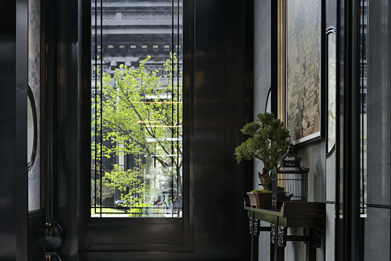 盘石设计 | 吴文粒:1745㎡绝美中式庭院,一帘诗意、四水归情!-23