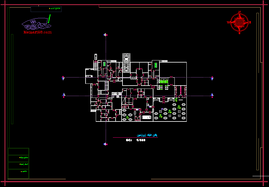 完整医院项目（AutoCAD  渲染  PSD  图纸排版）-7
