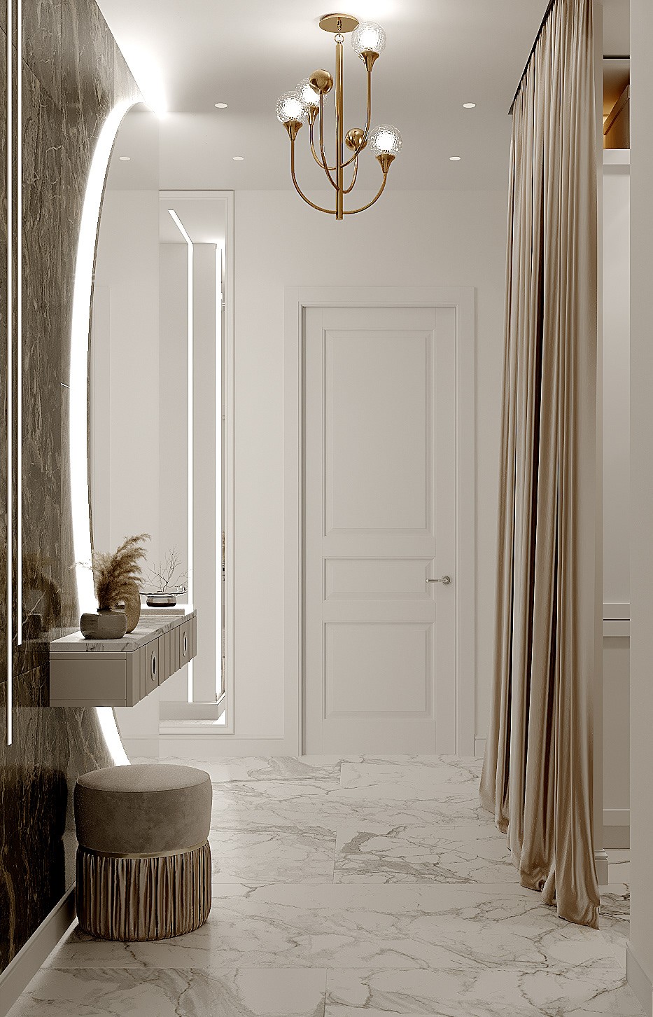 白色系空间设计 简约清心的空灵美！-3