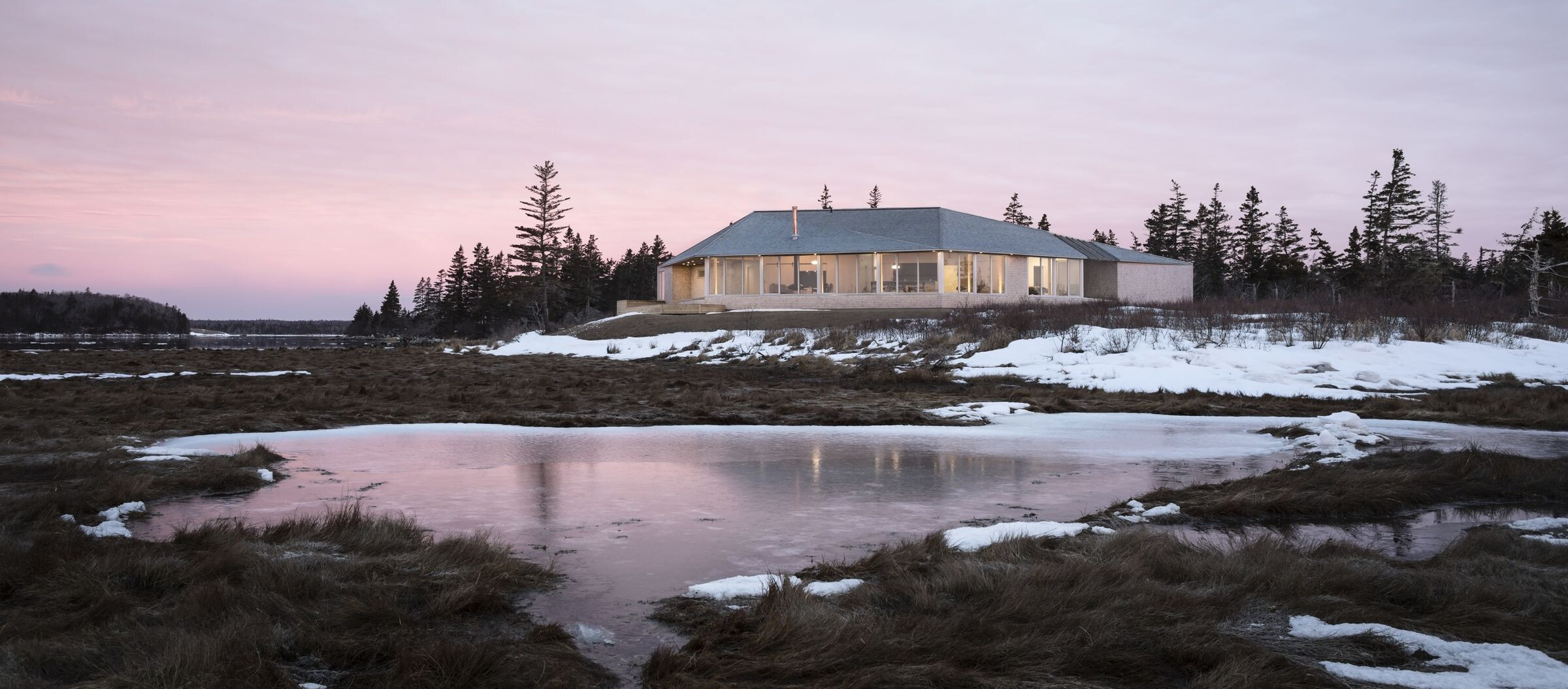 盐水草堆灵感,加拿大海边度假屋-44