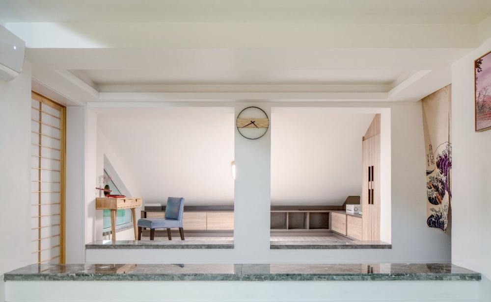 120平大四居日式混搭复式家-18