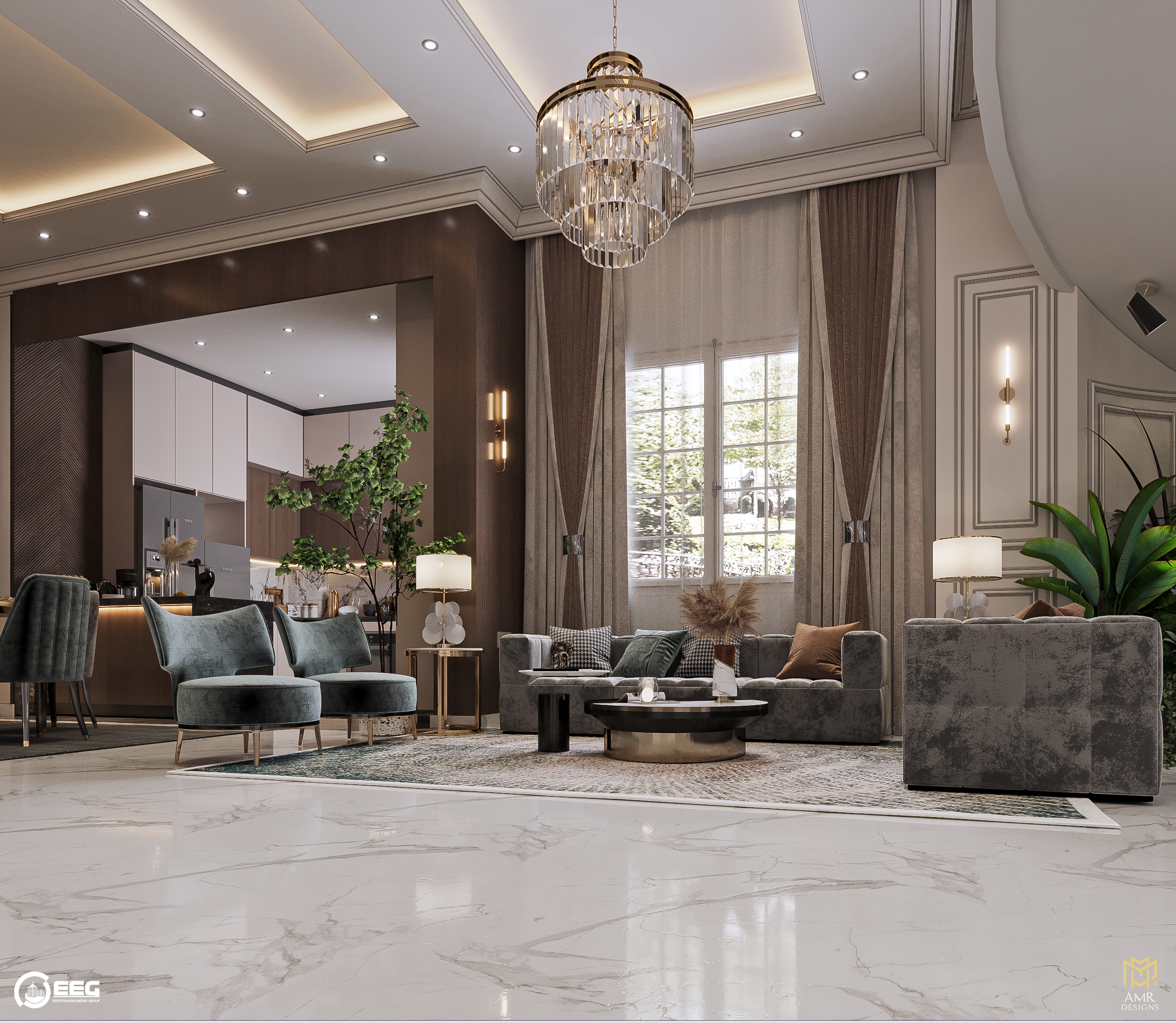 Reception Area 接待区设计丨埃及-19