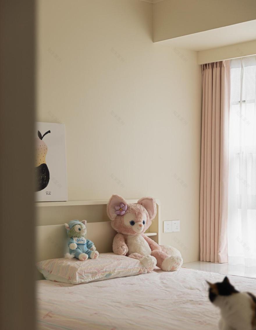 95㎡色彩多变的少女风轻法式-52