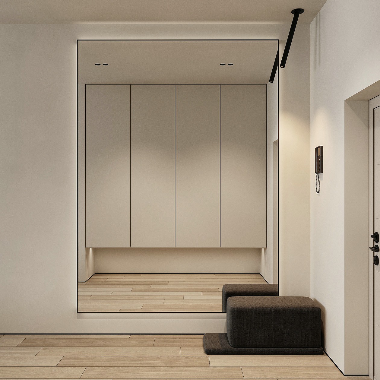 92㎡中性色系住宅设计丨暂无-0