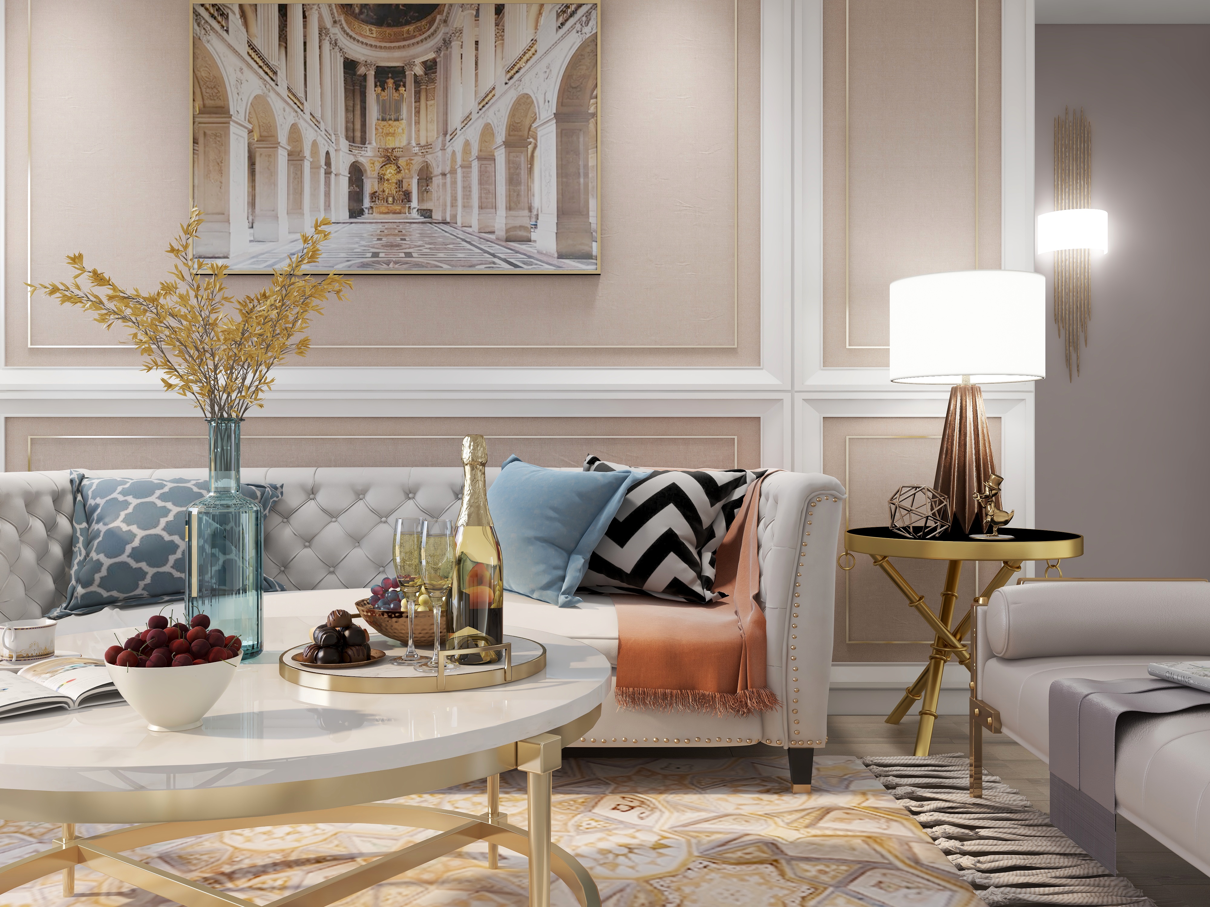 《十行红笺》美式轻奢风，温馨柔美金属质感-8