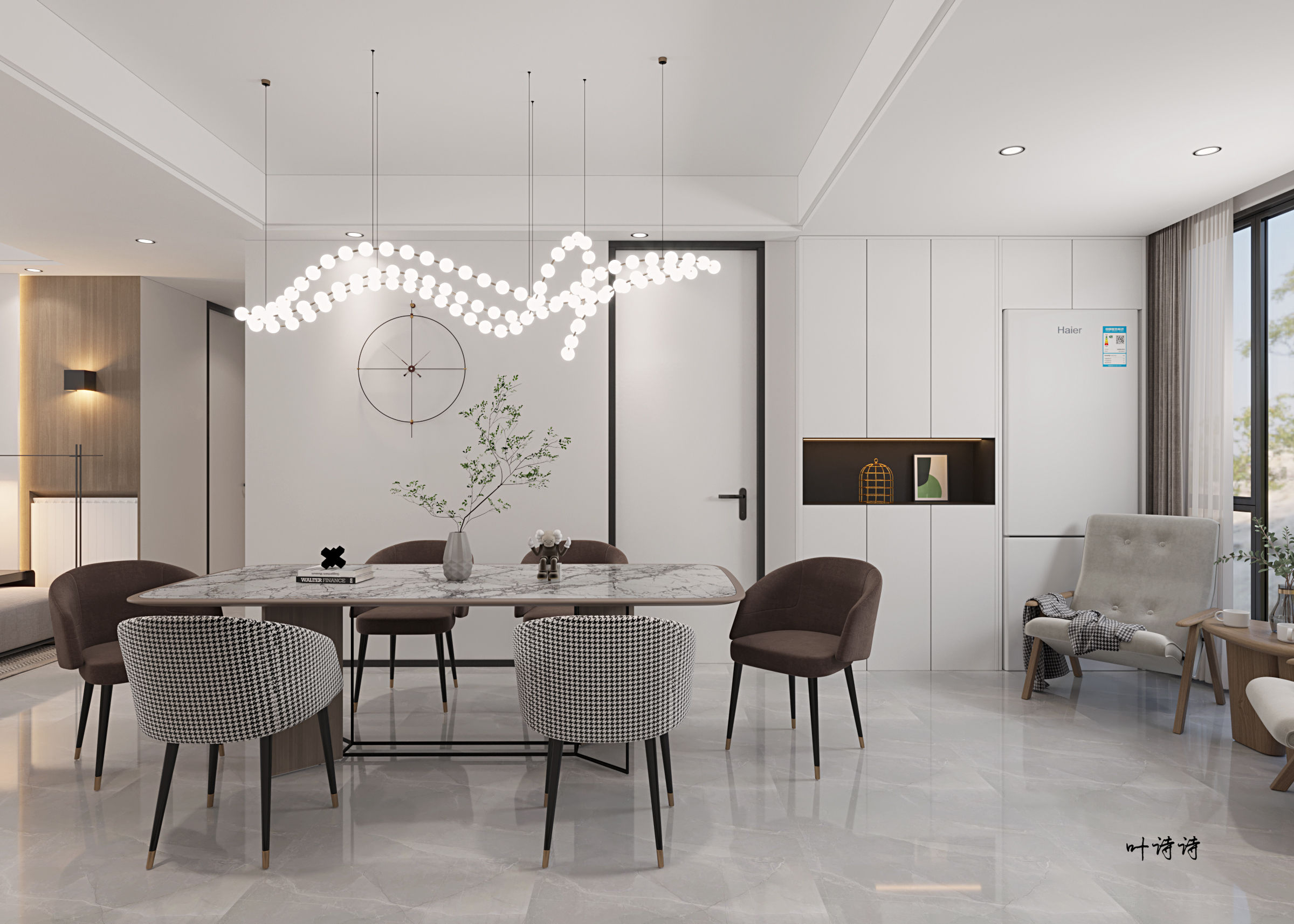 现代简奢风别墅，就是这么撩人！-8