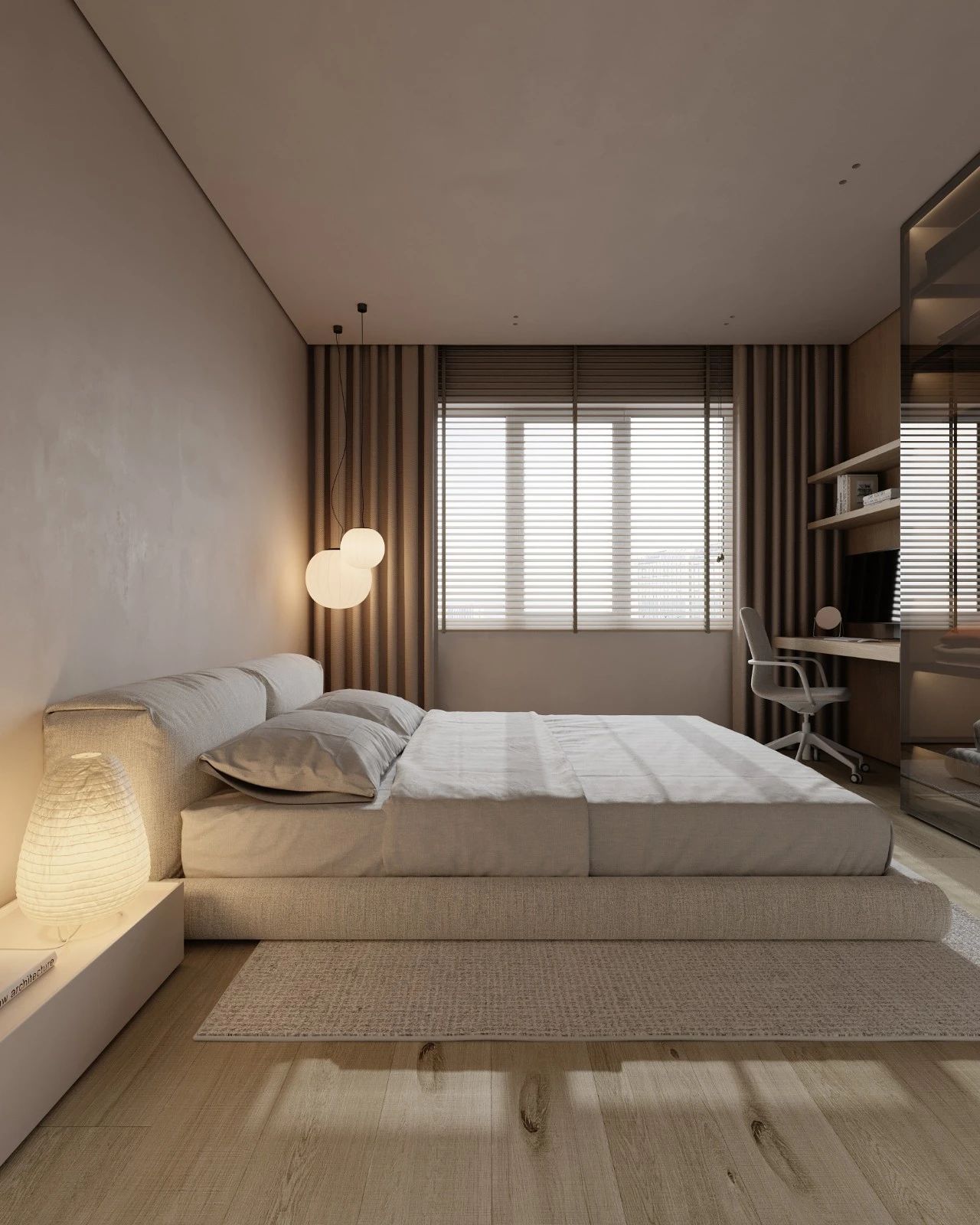 原木系奶油风空间设计-30