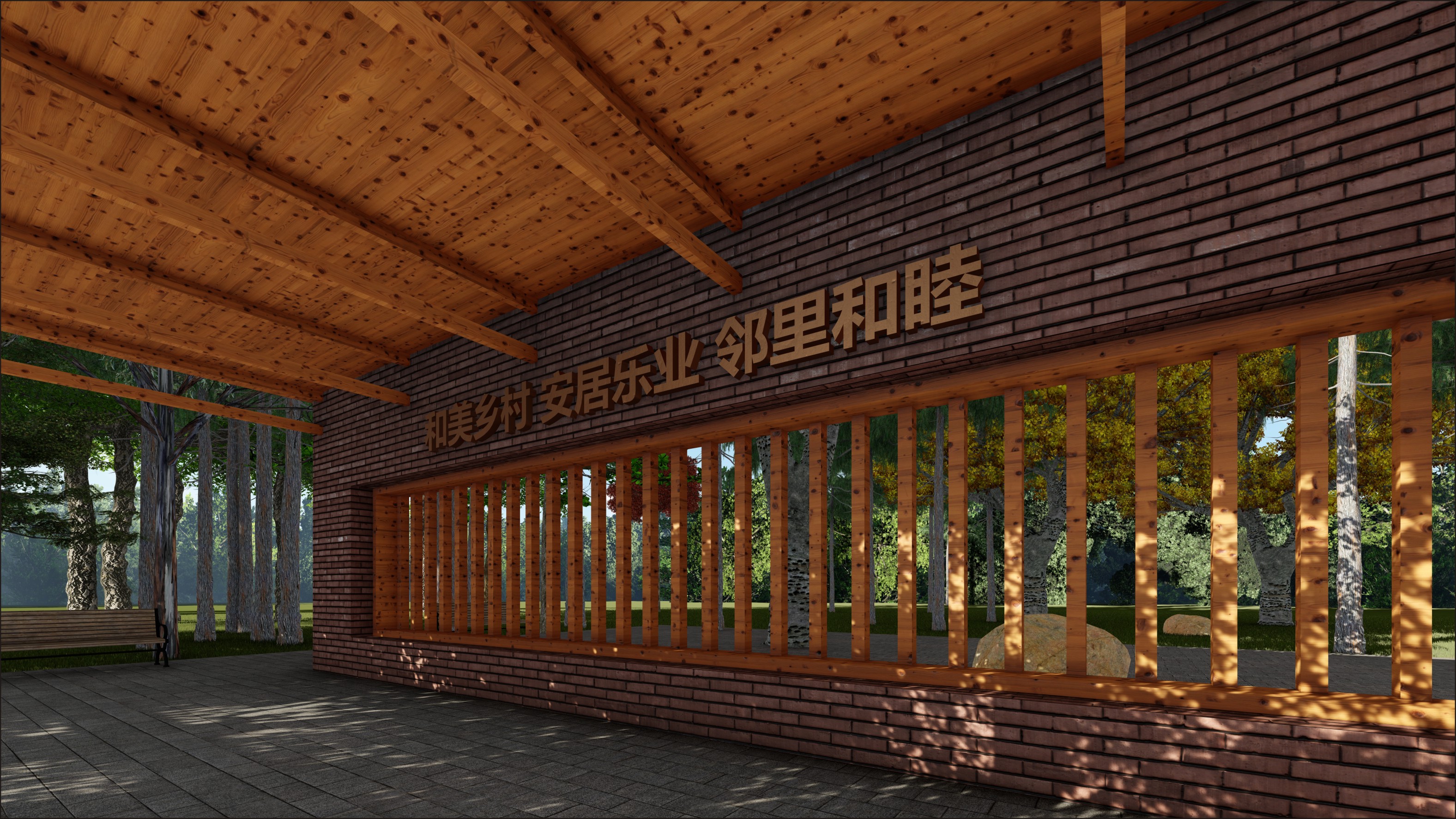 乡村建设，和美乡村，村民议事亭-6