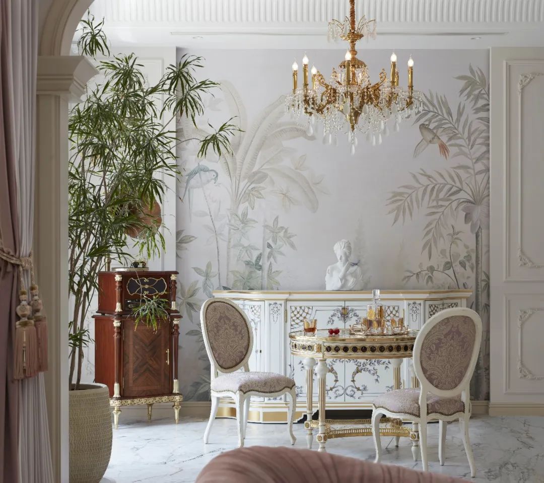 尚层V8实景 | 1000㎡法式柔情独栋别墅，色彩与生活的交响曲-15