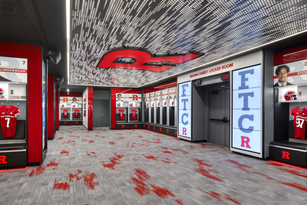 Rutgers University Men's Football Game-Day Locker Room - Perkins Eastman-1