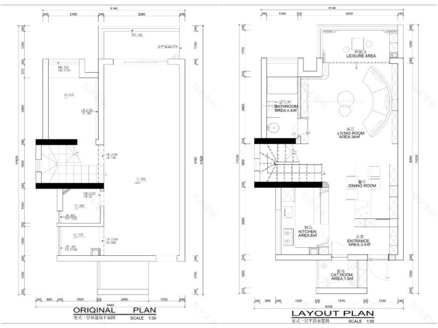 橘子汽水味的三房loft,超强布局不输大平层-48