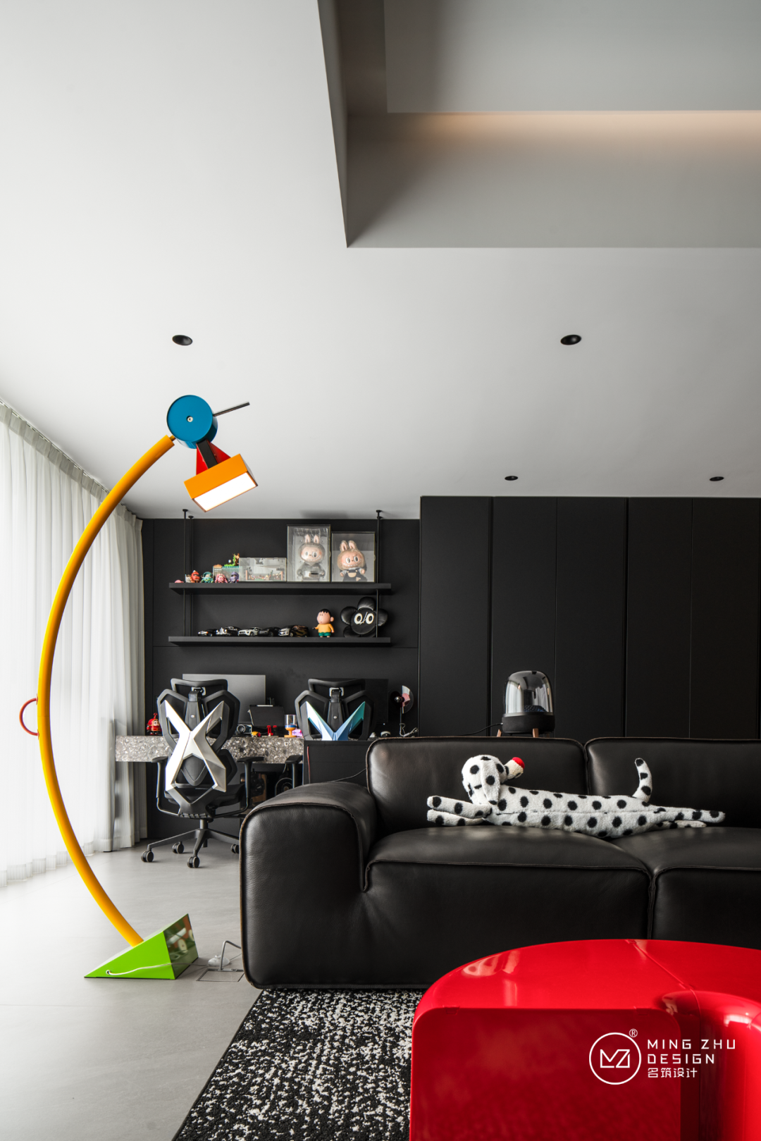 名筑设计实景l113m²属于年轻人的快乐屋。-29